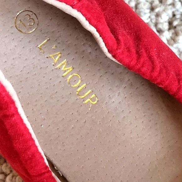 ❤️NWT❤️ L'AMOUR GIRLS PIXIE FLATS - Picture 2 of 10